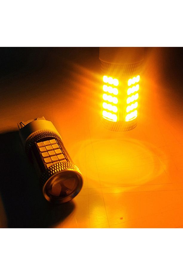Pemium T20-7440-9w- Dipsiz Tek Duy Led Ampul Turuncu Mercekli - 1