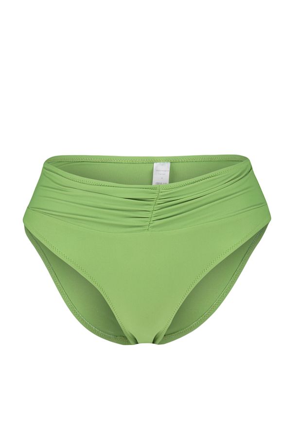 Yeşil Drapeli Yüksek Bel Regular Bikini Altı TBESS24BA00145 - 6