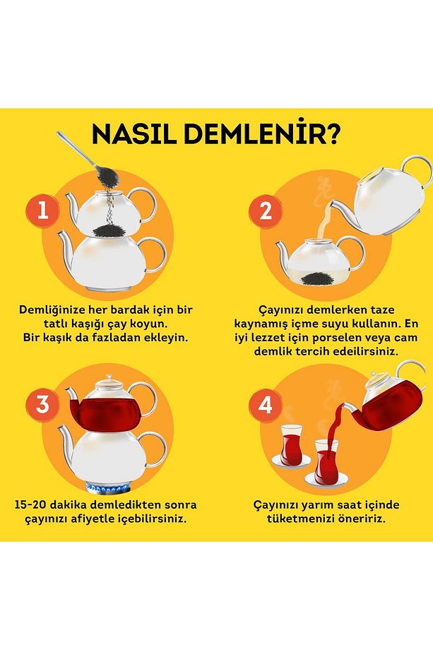 Yellow Label Dökme Çay 1000 Gr x 4 ADET = 4 KG Dökme Çay - 4