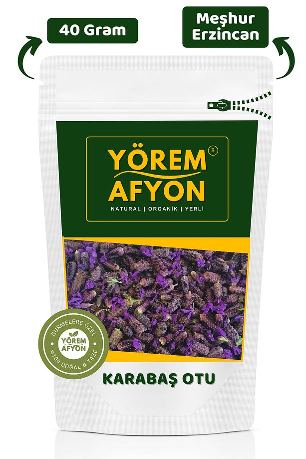 Meşhur Erzincan Keskin Kokulu Zihin Dostu Karabaş Otu, Keşiş Otu, Gargan {lavandula Stoechas} | 40gr - 1