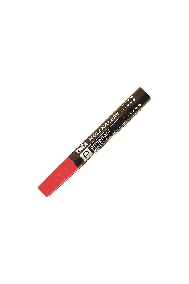 Trix Permanent Markör Koli Kalemi Kırmızı * T-768 (1 Adet) - 1