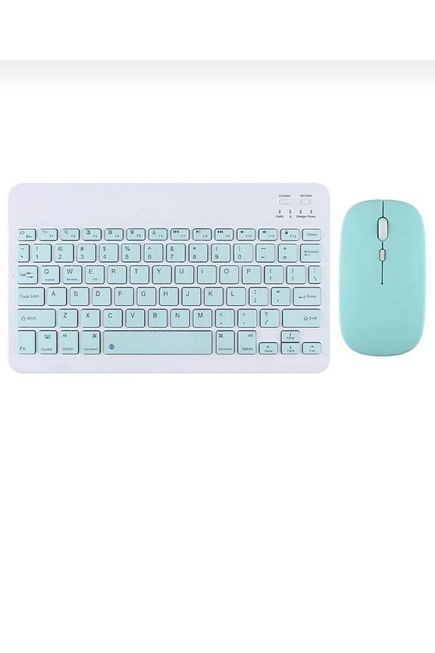 Apple Ipad 9. 8. 7. Nesil 10.2" 2021 Uyumlu Kablosuz Bluetooth Klavye+mouse Set ZR555 - 2