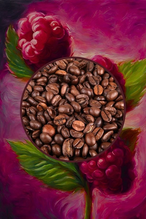 Decaf Raspberry Coffee - Kafeinsiz Ahududu Aromalı Çekirdek Kahve, 200 gr - 2