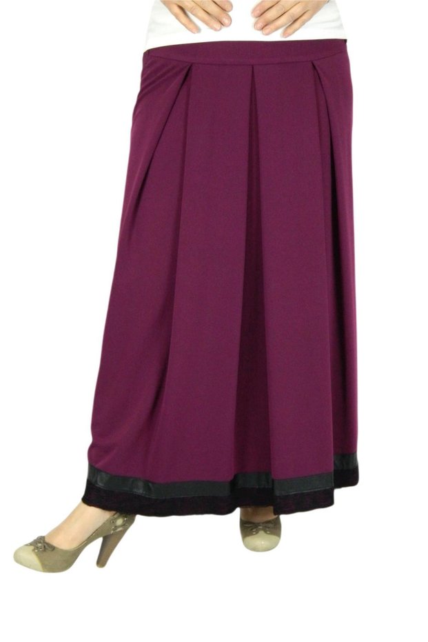 Fusta lungă violet de damă Sz16k2745