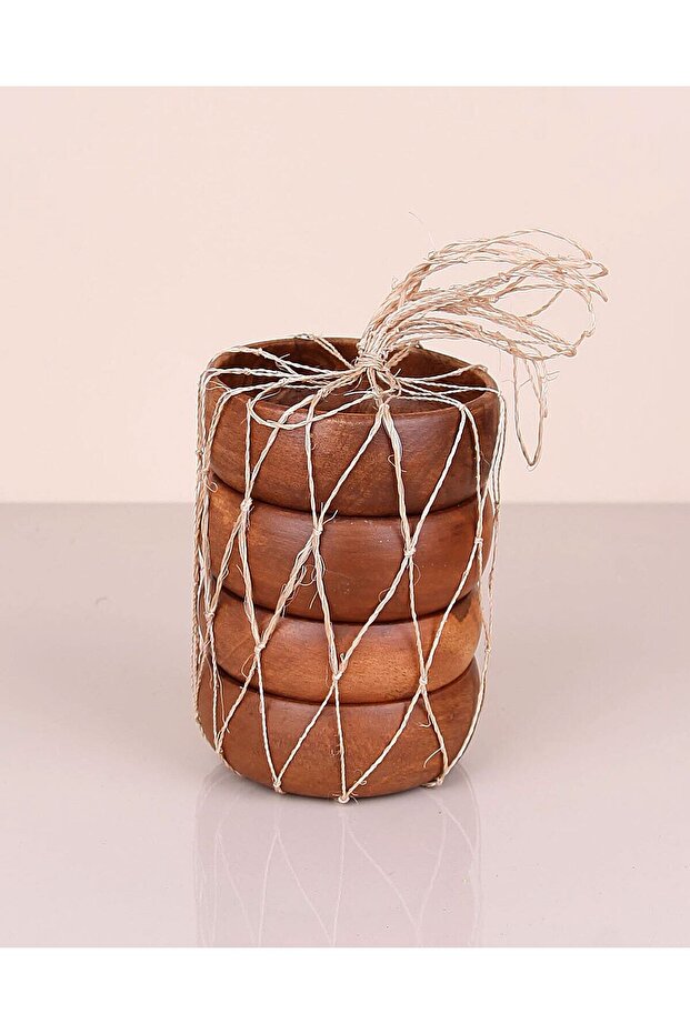 Bamboo Round Snack Bowl