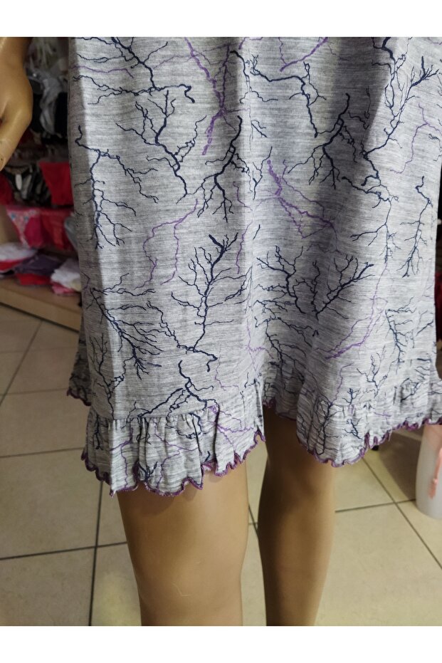 Baskılı Gecelik-Elbise - 2