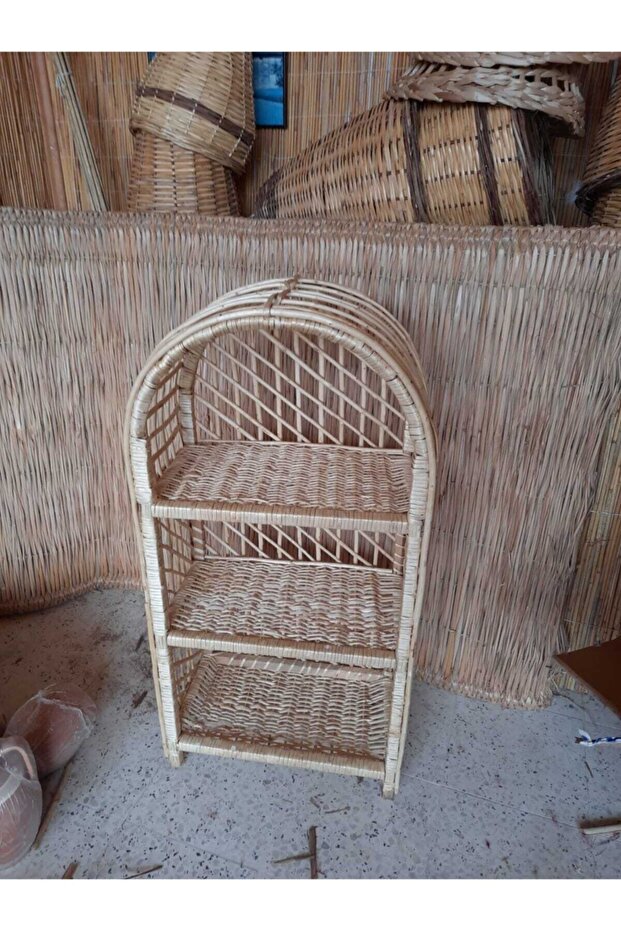 Kamış Hasır 3lu Raf - 3