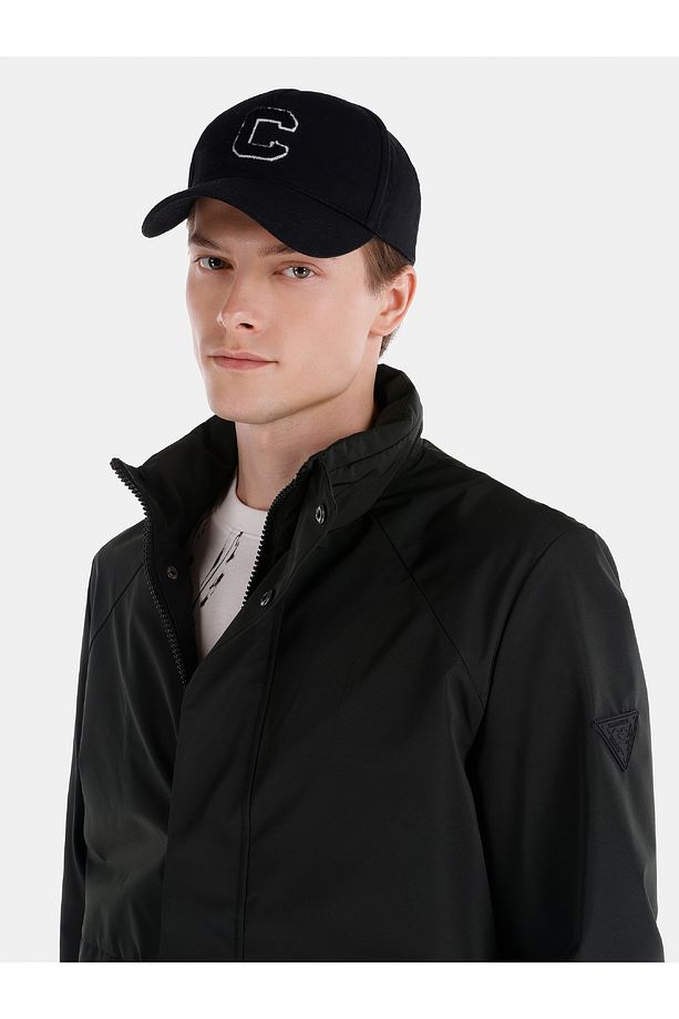 Regular Fit Cep Detaylı Yeşil Erkek Kaban Cl1056689 - 4