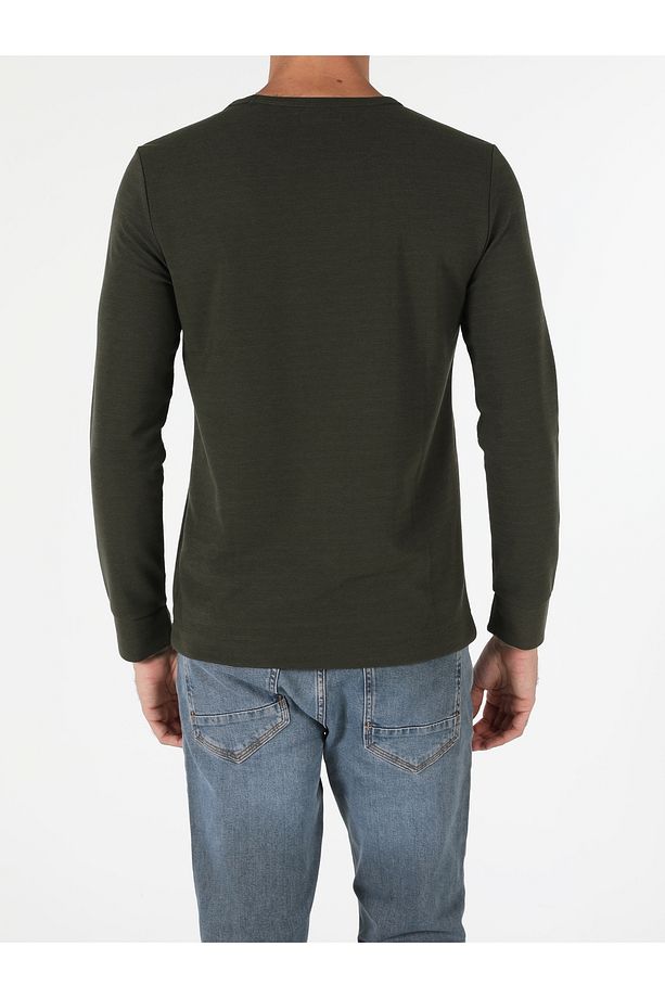 Regular Fit Haki Erkek Tişört Cl1057212 - 2