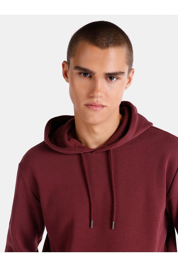Regular Fit Basic Bordo Erkek Sweatshirt Cl1059712 - 4