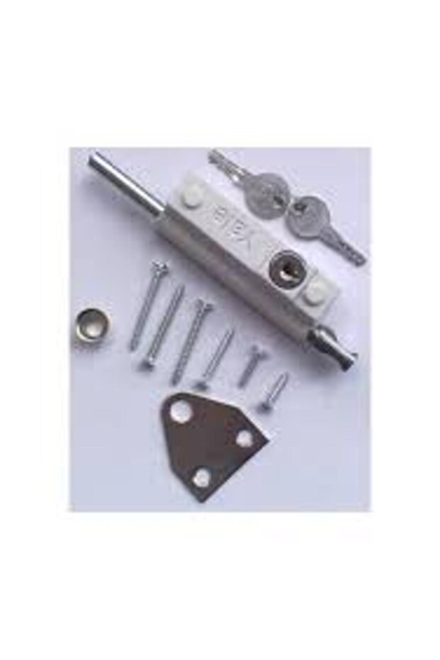 Sliding Door Window Lock White. - 4