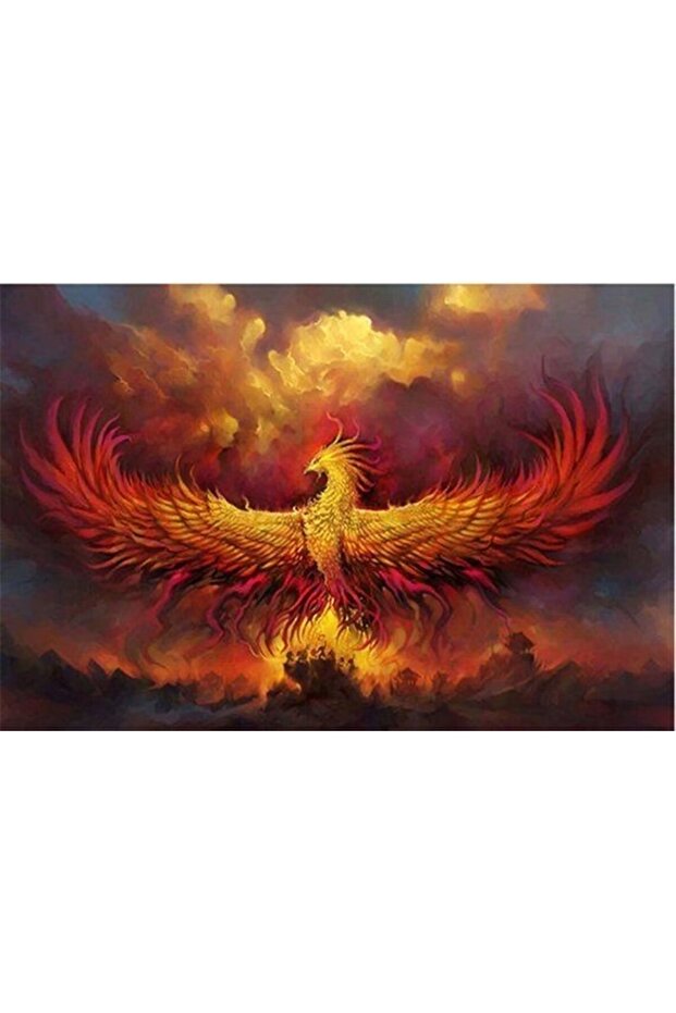 Güçlü Anka Elmas Mozaik Tablo 81x56 Cm - 1