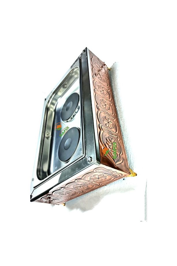 Bakır Kumda Kahve Makinesi Çift Pleytli Büyük Boy 55x33 Cm Kumda Kahve Safir Kumda Kahve - 4