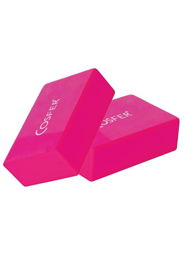 Cosfer Csf57-p X 2 Adet Yoga Block - Pembe