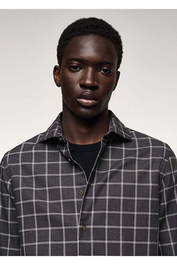 Kariertes Slim-Fit-Hemd - 5