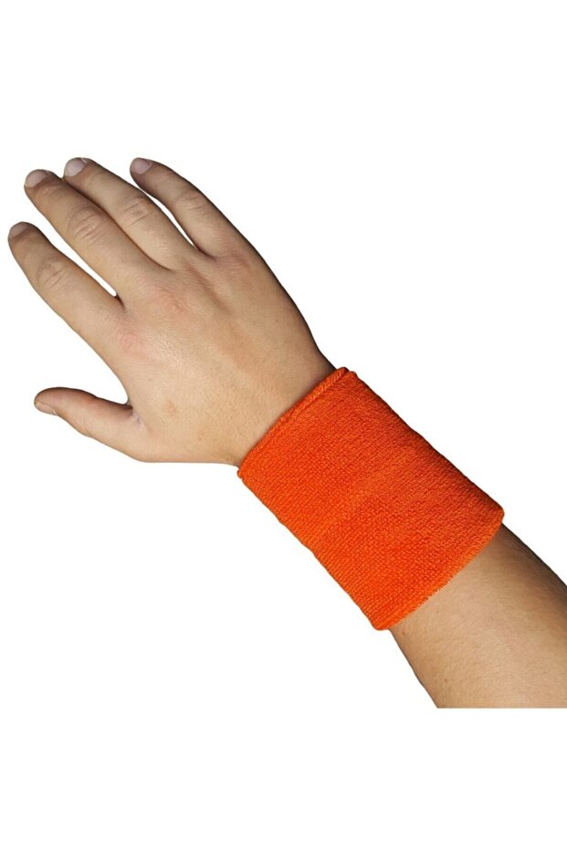 Orange Athlete Towel Wristband Economical Bracelet