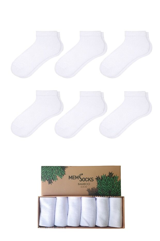6-Piece Unisex Bamboo Children's Booties Socks with Special Box