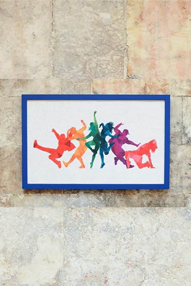 Colour Dance Özel Tasarım Metaframe Tablo