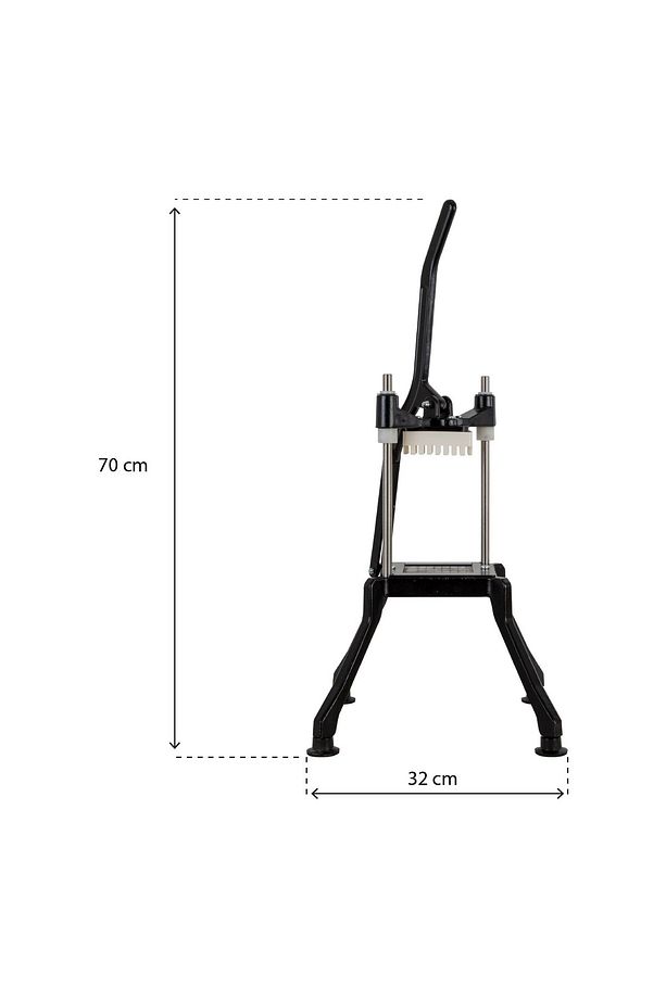 Parmak Profesyonel Patates Dilimleme Makinesi Manuel 9 X 9 Mm - 8