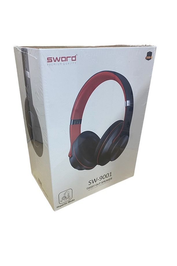 SW-9001 Kulak Üstü Kablosuz Bluetooth Kulaklık ve Hoparlör - 1