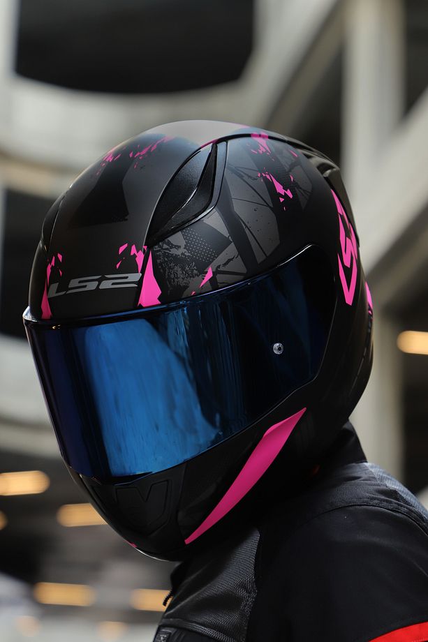 Rapıd 2 Race Palımnesıs Mat Siyah-Pembe Kask - 6