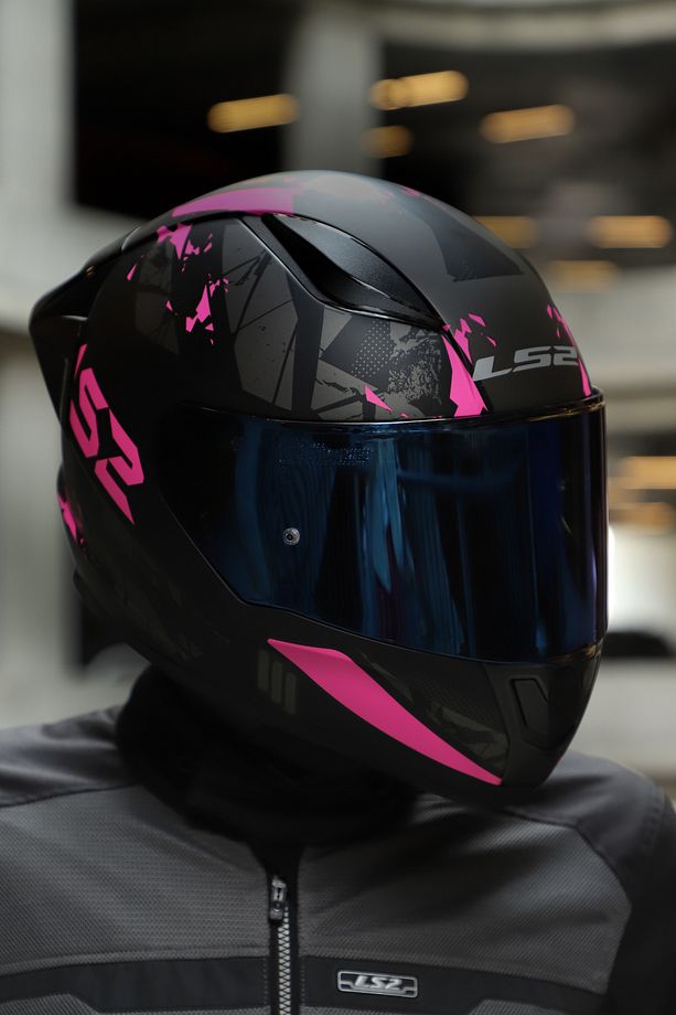 Rapıd 2 Race Palımnesıs Mat Siyah-Pembe Kask - 4