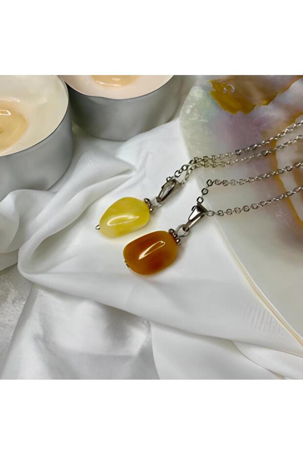 Amber (Healing) Stone Natural Stone Necklace