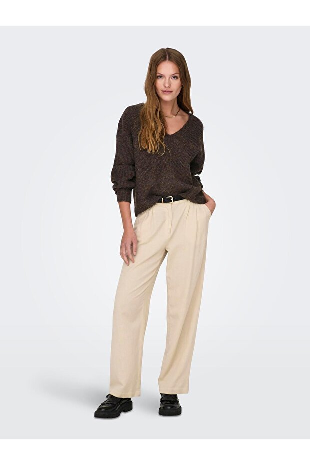 ONLVENEDA LS VNECK CC KNT - 5