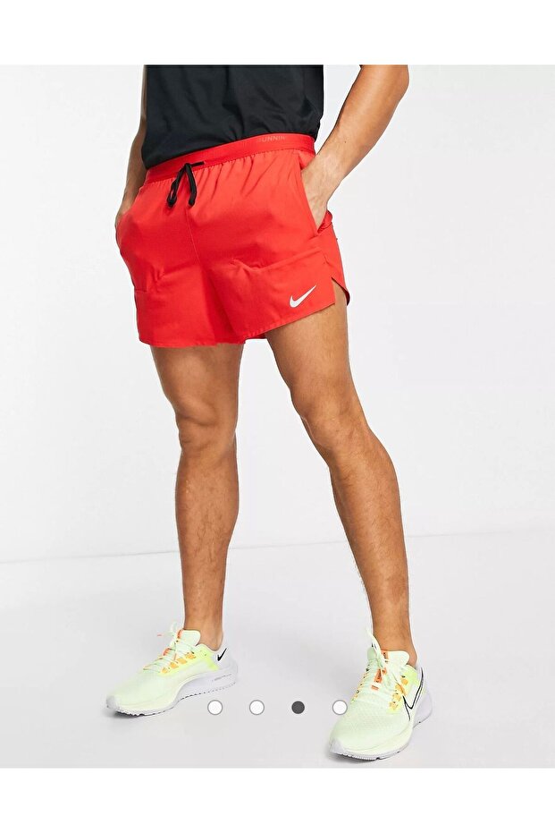 Dri-FIT Stride 18 cm Slip Astarlı Erkek Kırmızı Koşu Şort - 2