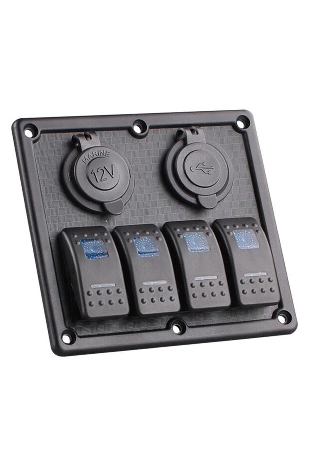 BFY Marin Switch Panel 4 Anahtarlı, USB + 12V - 1