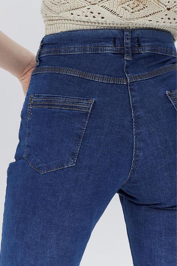 Kadın Normal Bel Regular Fit Jean Şort 2304715 - 8