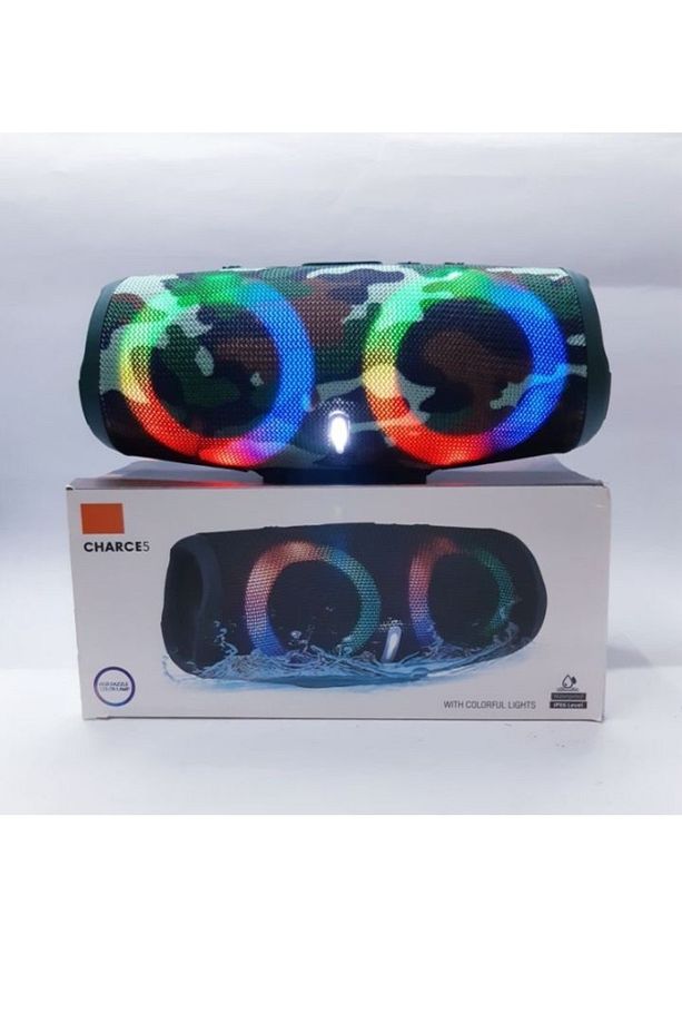 CHARGE5 BLUETOOTH SPEAKER ŞARJLI TAŞINABİLİR KABLOSUZ HOPARLÖR SD KART USB AUX FM RADYO - 2