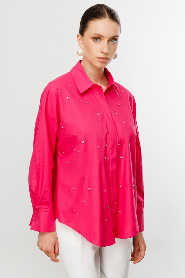 Taş Baskılı Gömlek - 1