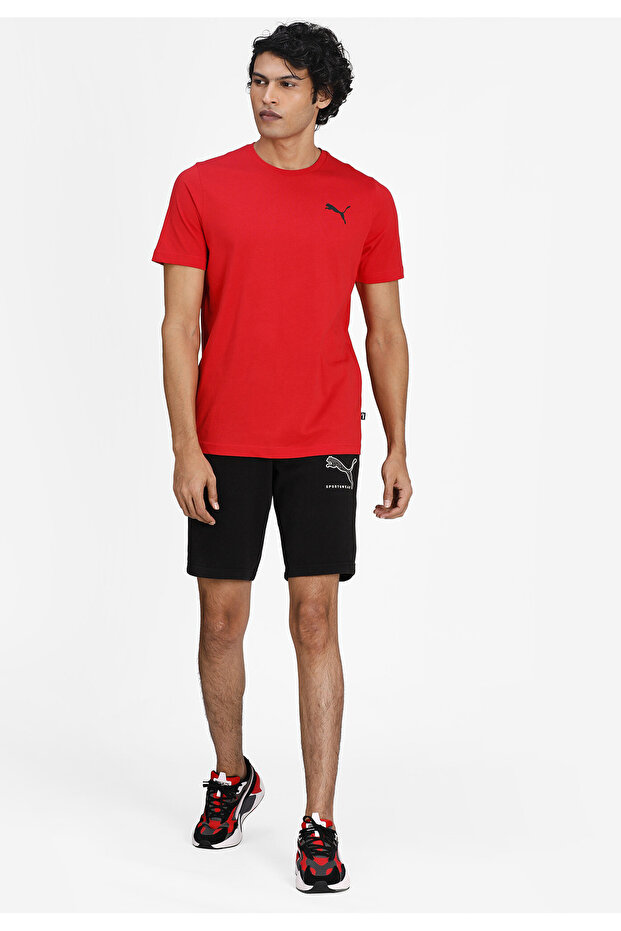 تي شيرت بشعار أساسي صغير - 4