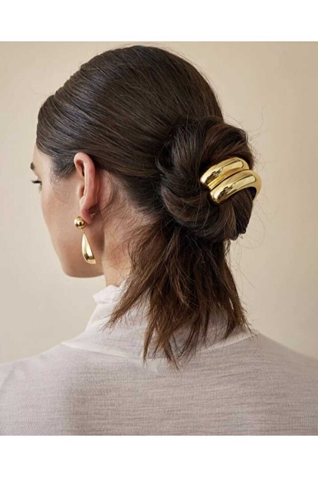 Women's Elastic Hair Tie Gold