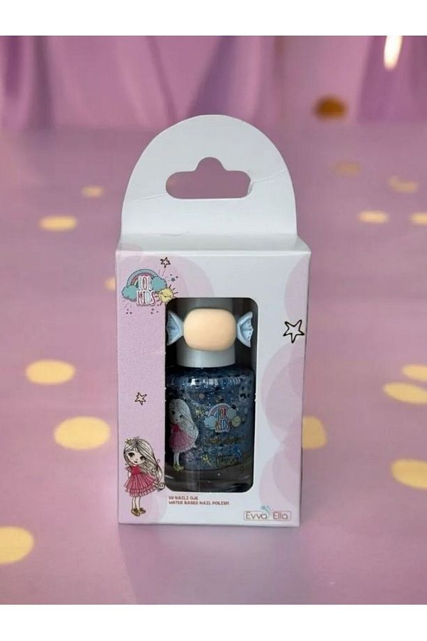 Çocuklara Özel Su Bazlı Oje, 9ml, Çeşitli Renk Seçenekleri İle + Yüzük Hediyeli - 1