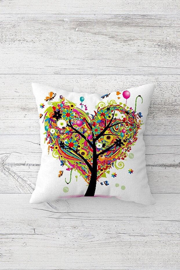 Tree of Life Patterned - Hidden Zippered Throw Pillow Sofa Pillow Set (4pcs) - 4
