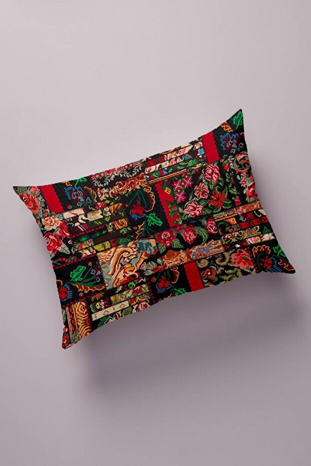 Decorative Bead Quilted Surface Pillow Case (50x70cm) 154