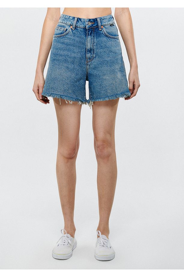 Mıllıe Puslu 90s Jean Şort 1458985141 - 2