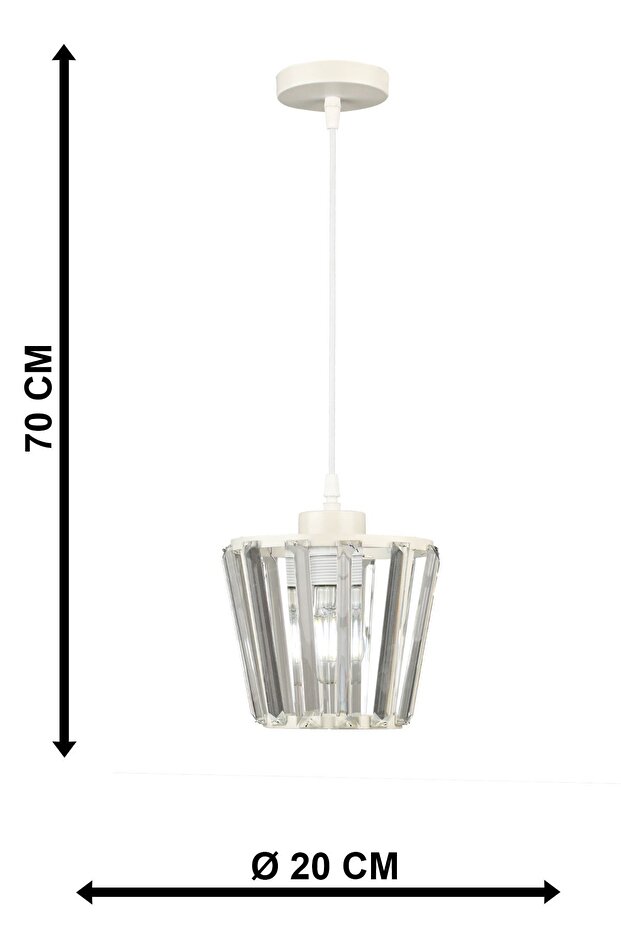 Neva Tekli Avize Beyaz - 5