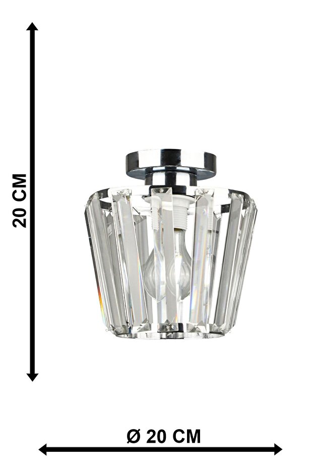 Neva Tavan Montaj Tekli Avize Krom - 6