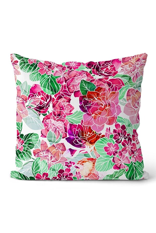 Double Sided Throw Pillow Cover Code: Kir3187 - 1