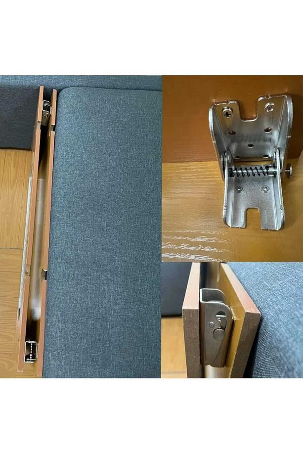 (2 ADET ) ÇOK AMAÇLI KATLANIR AYAK APARATI MASA - RAF AYAĞI APARATI 33,5mm x 61mm x 69mm x 39mm - 8