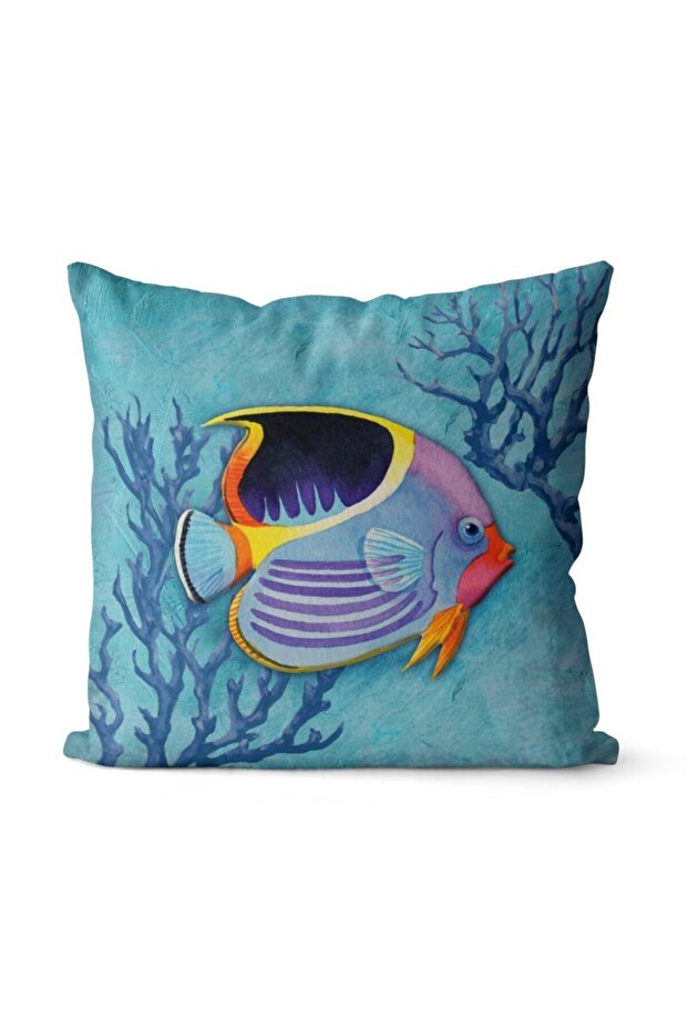 Double Sided Throw Pillow Cover Code: Kir3889 - 1