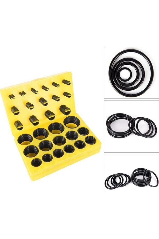 Oring Seti Kit Nitril Nbr 70 Metric Ve Inç Box 768 Adet Sarı Set Ve Kırmızı Set - 5