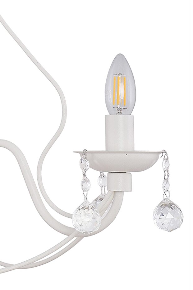 Günce 3'lü Beyaz Avize - 4