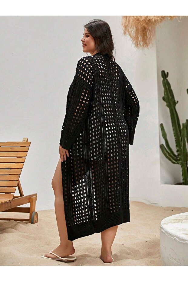 büyük beden triko hırka - 5