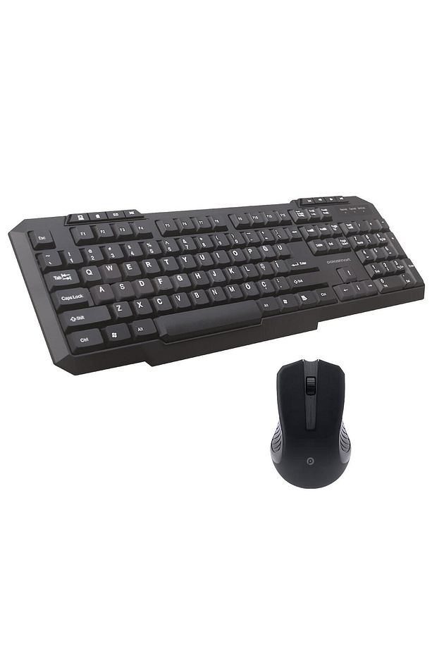 PSK10 Kablosuz Klavye&Mouse Set Siyah - 1