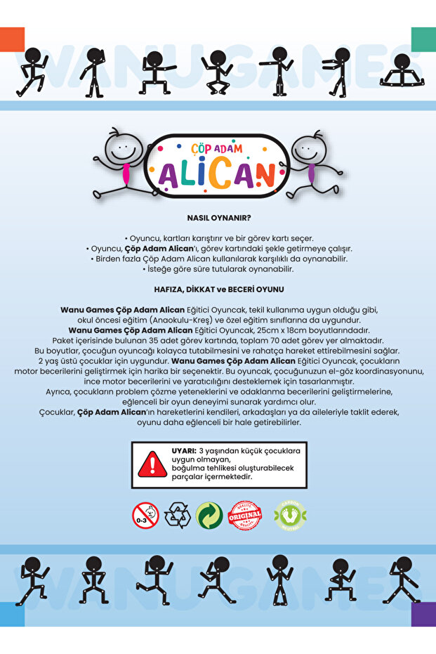 Çöp Adam Alican ve Gezegenler Dev Yer Puzzle Yapboz Oyuncak Seti - 6