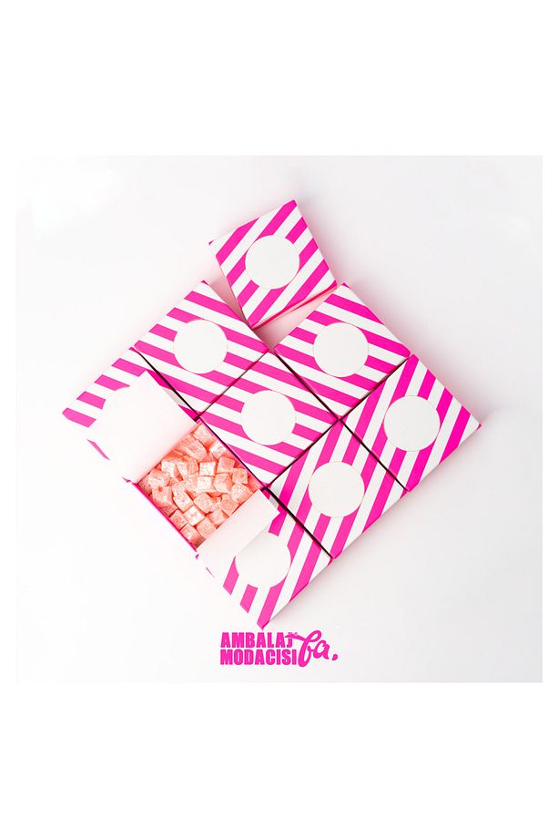 2024 Model / Xsmall Taslama Box Pembe 25 Adet ( 8.5x8.5x3.5 Cm ) - 4